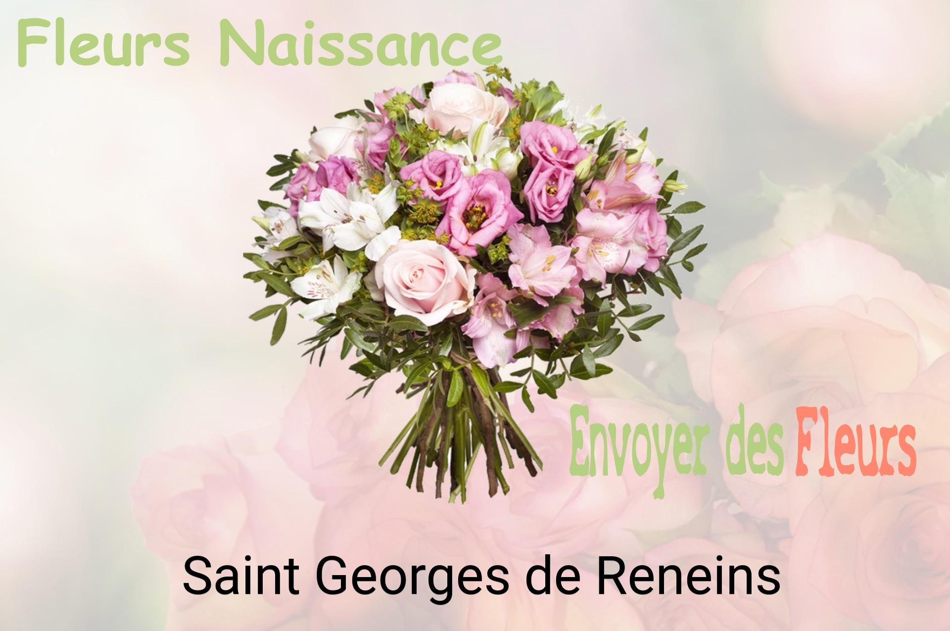 Bouquet de fleurs de naissance livré à Saint-Georges-de-Reneins
